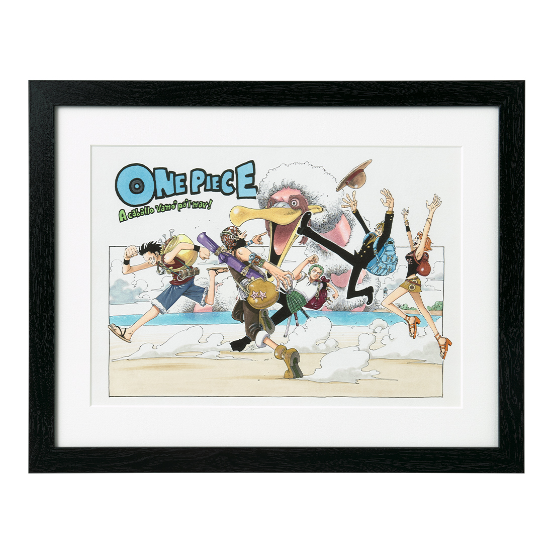 ONE PIECE』額装高精細複製原画 週刊少年ジャンプ2000年36・37合併号 